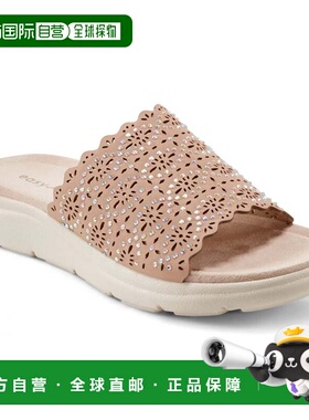 自营Easy Spirit Alora Sandal Women Light Natural Rhinestone