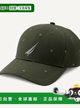 自营Nautica男式Navtech印花帽子-森林之夜19-0414 tcx 美国奥莱