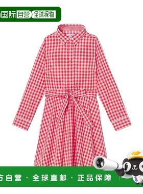 自营 classic prep经典 Prep Marlowe 衬衫式连衣裙 - 橙色 美国