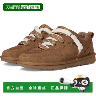 自营Ugg Lo Lowmel 1166490K-CHE运动童鞋栗色绒面生活鞋GUG63-棕