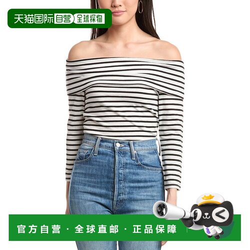 自营Nation LTD Alexi Off Shoulder Top - white 美国奥莱直发