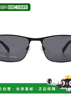 自营Tommy Hilfiger Grey Rectangular Men's Sunglasses TH 2040