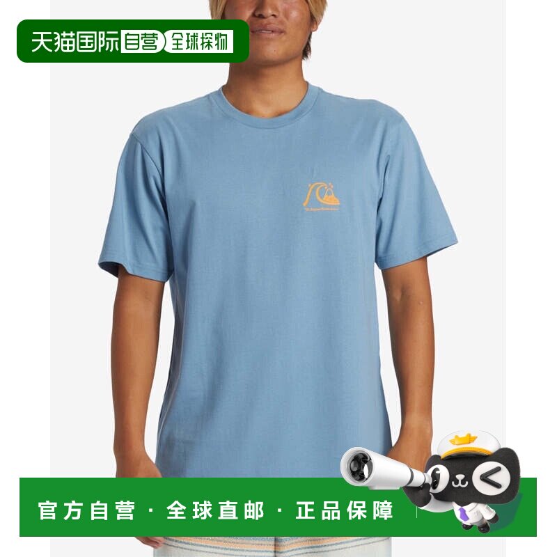 自营Quiksilver The Original T恤男式蓝色短袖圆领FTS201-蓝色