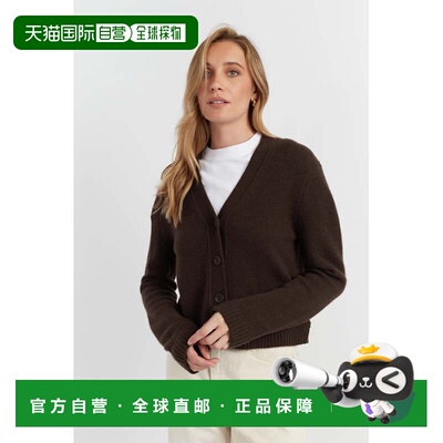 自营chinti & parkerChocolate Pure Cashmere Cardigan - chocol
