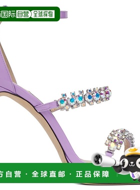 1h可退 香港直邮潮奢 Jimmy Choo 周仰杰 女士 紫色 Bing 100 凉