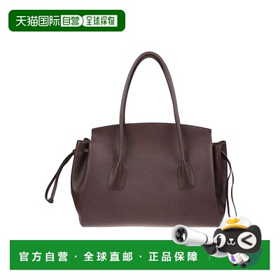 自营jil sanderSpacious Structured Handbag with Flap Closure