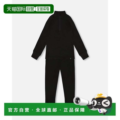 自营deux par deuxTwo-Piece Thermal Underwear Set Black - bla