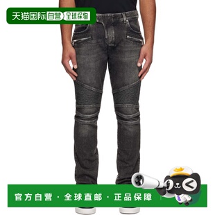 巴尔曼 男士 灰色 1h可退 Fit Balmain Slim Biker 香港直邮潮奢