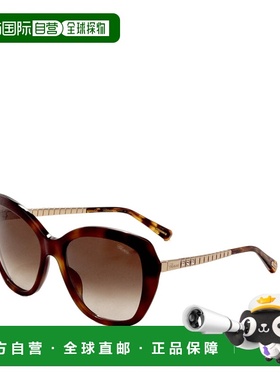 自营Chopard Women's 57 mm Brown Sunglasses - tortoise 美国奥