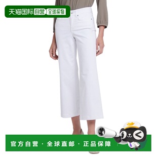 White 美国奥莱 自营NYDJ Optic Jean white Crop Teresa Ankle