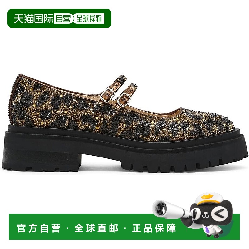 自营Blue By Betsey Johnson Rico Womens Brown Rhinestone Mary