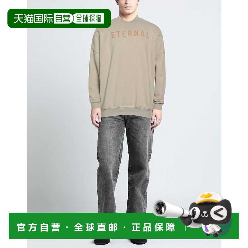 【美国直邮】FEAR OF GOD 男装卫衣 纯色印花圆领长袖运动衫 100