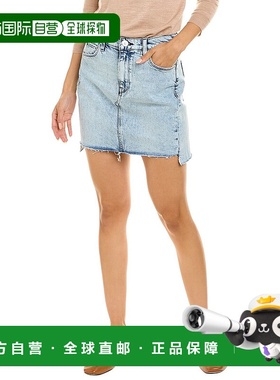 自营 HUDSON Jeans The Viper 迷你裙 - 蓝色 美国奥莱直发裙子