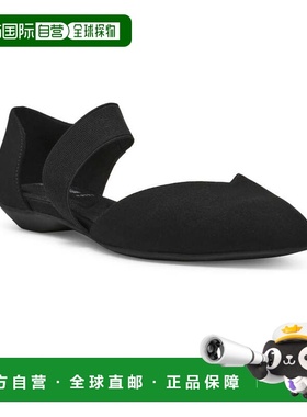 自营Women's Anne Klein Obila OBIL01F9 Flats Black Pointed To