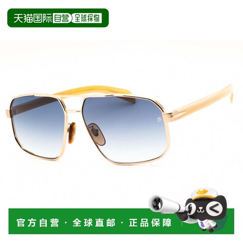自营david beckhamDB 7102/S 006s 08金色/蓝色渐变-金色 美国奥