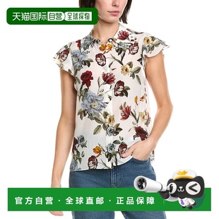 olivia white Martel Blouse 美国奥莱直发 Silk 自营alice