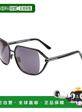 自营 Tom Ford女式Marta 60mm太阳镜-黑色 美国奥莱直发汤姆福特