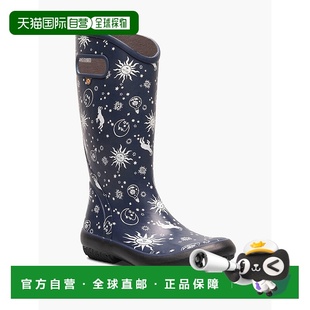 Bogs 海军蓝防水连体雨靴JOBB1653 Astro 410女式 蓝色 72792 自营
