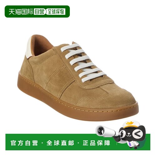自营Allen Edmonds Ludlow Suede Sneaker - brown 美国奥莱直发