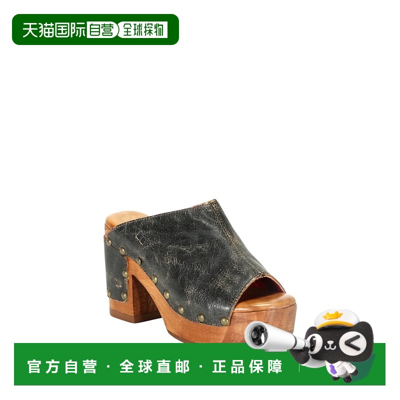 自营 bed stuDeva 木屐平跟鞋 In Black Lux - black lux 美国奥