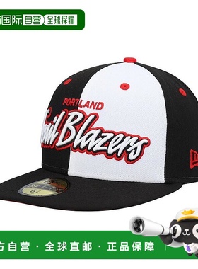 1h可退 【美国直邮】New Era 男士黑白色波特兰开拓者队标风车 59