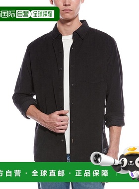 自营weatherproof vintage耐候复古锦缎灯芯绒衬衫-黑色 美国奥莱