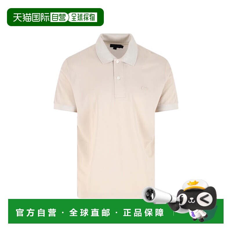 自营lacoste米色丝质piqu e Classic Polo T恤-中性色 美国奥莱直