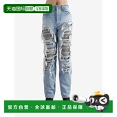 Backed 美国直邮ALEXANDER Distressed Straight WANG Unisex
