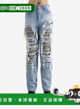 美国直邮ALEXANDER WANG - Unisex Distressed Straight Backed K