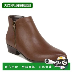 自营Naturalizer Claire Boots Women's Brown Leather Pointed T