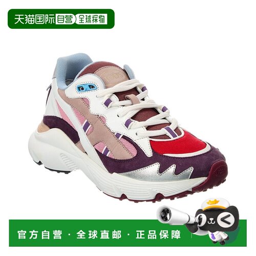 自营tod'sTOD系紧网眼 & 皮革运动鞋-白色 美国奥莱直发