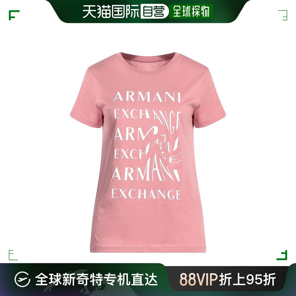 【美国直邮】armani exchange 女士 上装T恤 女装/女士精品 T恤 原图主图