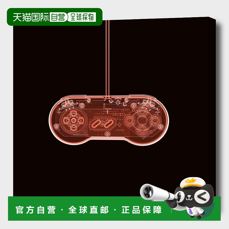 自营 curioos Sasfepu X-ray Nintendo Snes 手柄红色 - 红色 美