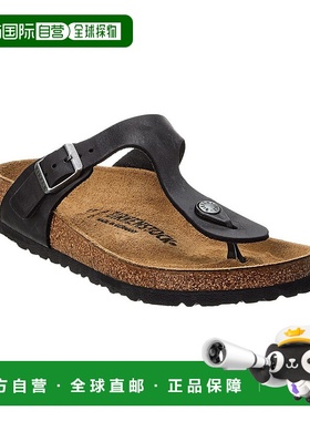 自营 Birkenstock Gizeh Birko-Flor 凉鞋 - 黑色 美国奥莱直发