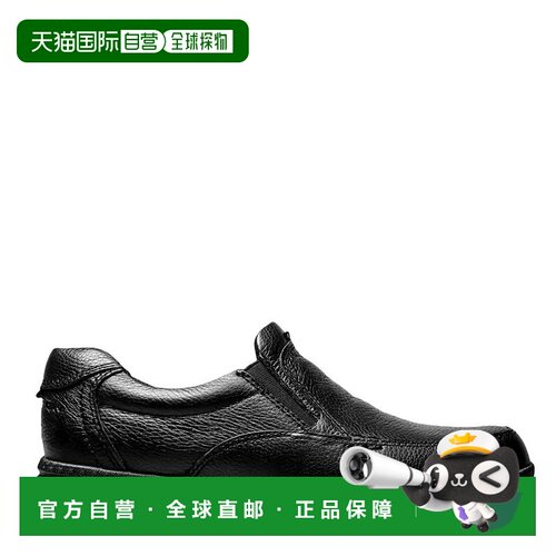 美国直邮自营Men's Nunn Bush Cam Moc Toe Slip-On Black Tumbl