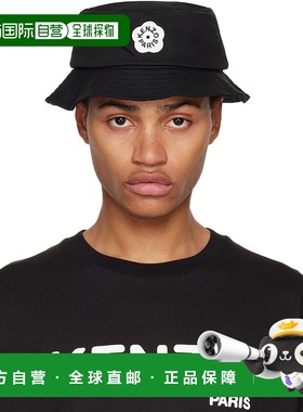 1h可退 香港直邮潮奢 Kenzo 高田贤三 男士 黑色 Paris Logo Patc