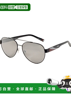自营 Fila中性款61毫米黑色太阳镜-黑色 美国奥莱直发