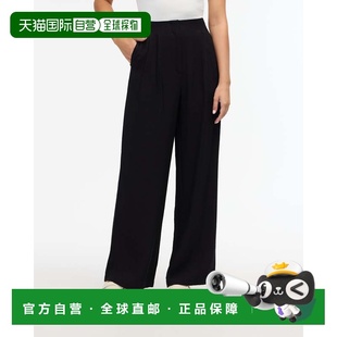 黑色 褶皱阔腿长裤 美国奥莱直发 Tracy女式 自营Ellen