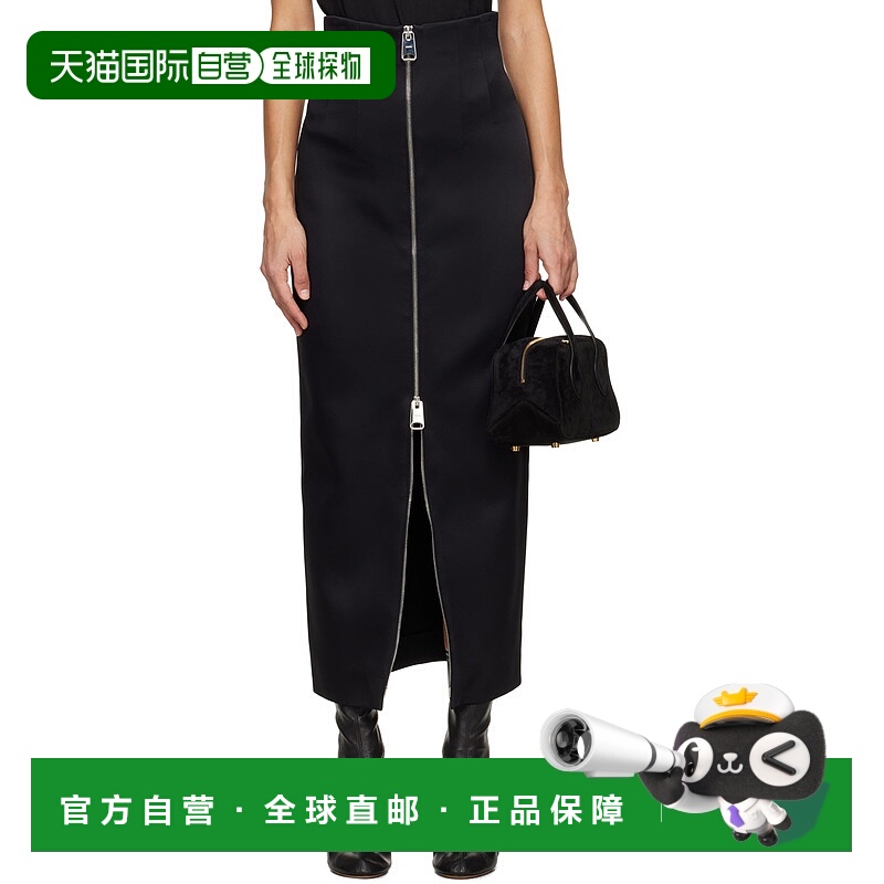 1h可退 香港直邮潮奢 KHAITE 女士 黑色 Ruddy 半身裙 41144070