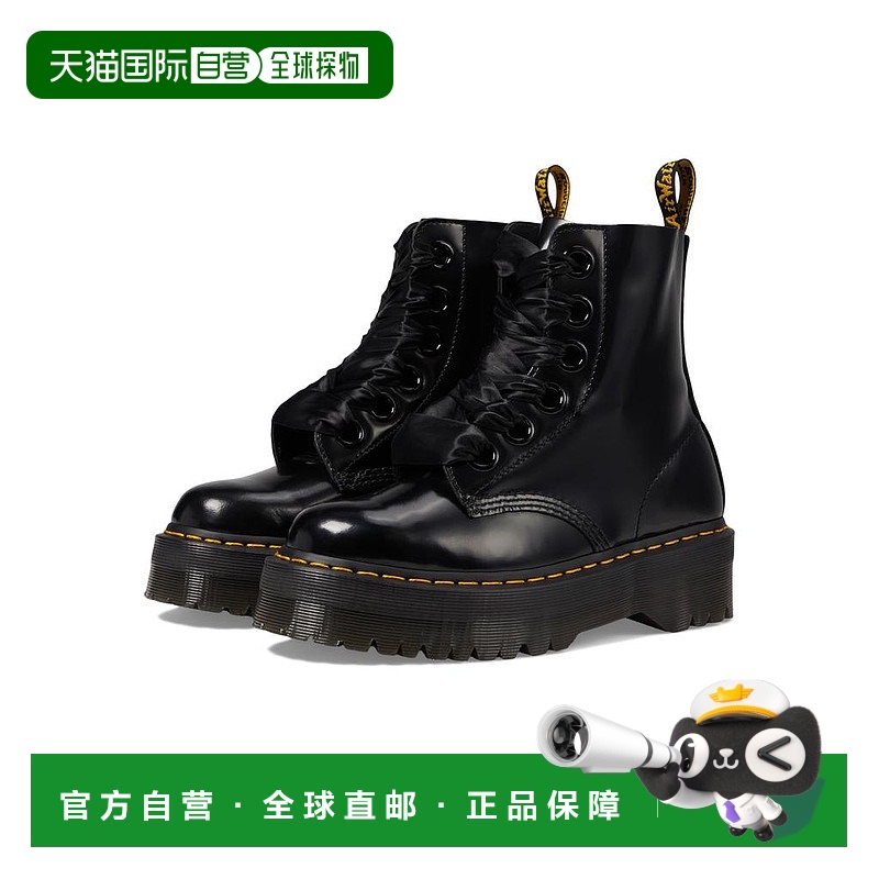 美国直邮DR. Martens 女士复古靴子爆款进口皮鞋真皮防滑经典