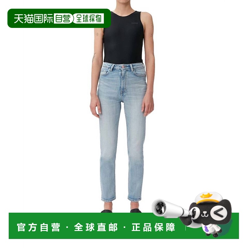 自营ganni舒适弹力 Cutye 七分牛仔裤（浅蓝色复古款） - light b