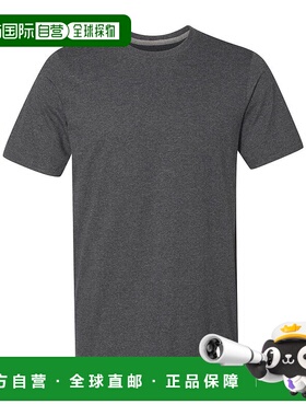 自营Russell Athletic Essential 60/40 性能 T 恤 - 黑色石南花