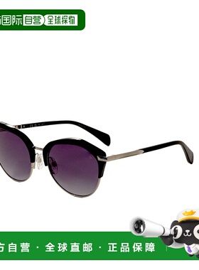 自营Rag & Bone Women's Black 55mm Sunglasses - black 美国奥