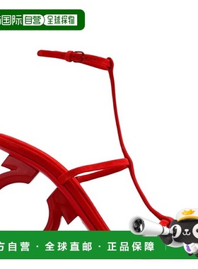 自营 salvatore ferragamo菲拉格慕红色Elina T-Scap Gancini凉鞋