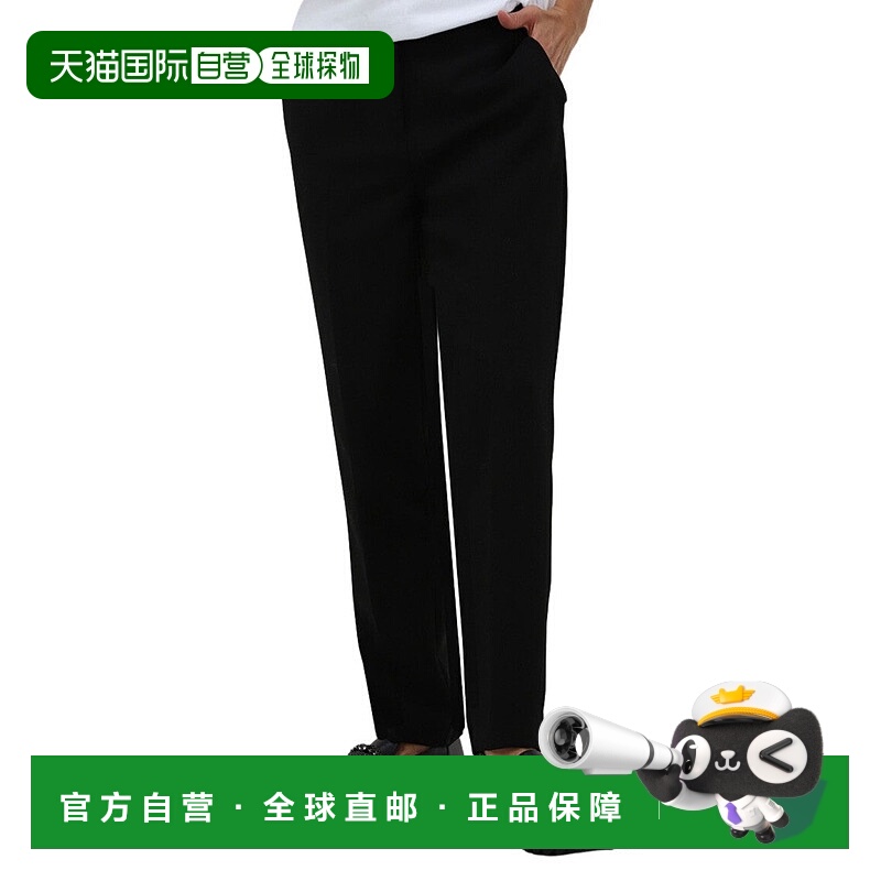 自营twin-setLight Fabric Black Trouser - black 美国奥莱直发