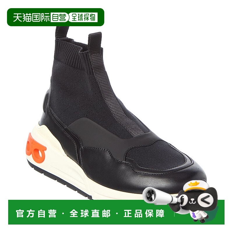 自营salvatore ferragamoFerragamo Cosma Knit & Leather Sock S