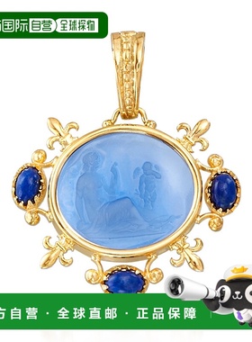 自营 Ross-Simons 意大利 Tagliamonte 蓝色威尼斯玻璃凹版和青金