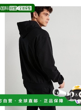 自营 hugo bossHugo Men's Defnia Center Logo Sweatshirt, Blac