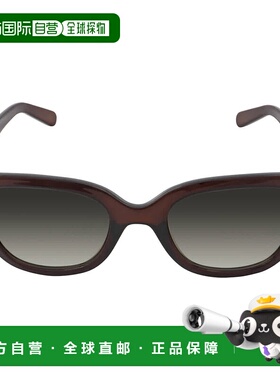 自营Salvatore Ferragamo Grey Gradient Square Ladies Sunglass