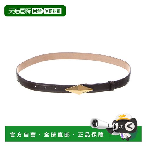 自营Jimmy Choo钻石表扣皮带-棕色 美国奥莱直发